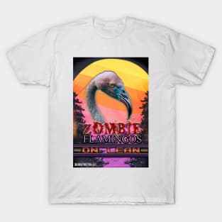 Zombie Flamingos on Lean T-Shirt